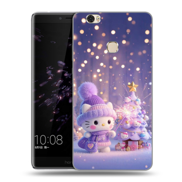 Силиконовый чехол на Huawei Honor Note 8 с принтом Новый год