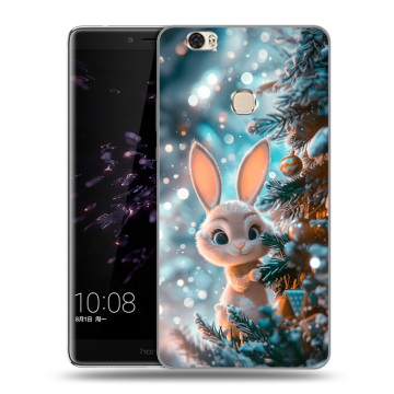 Силиконовый чехол на Huawei Honor Note 8 с принтом Новый год