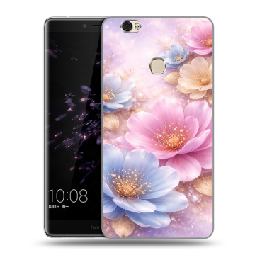 Силиконовый чехол на Huawei Honor Note 8 с принтом женский