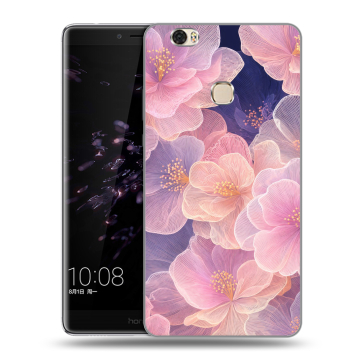 Силиконовый чехол на Huawei Honor Note 8 с принтом женский