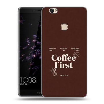 Силиконовый чехол на Huawei Honor Note 8 с принтом женский