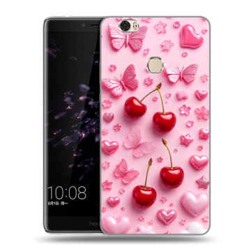 Силиконовый чехол на Huawei Honor Note 8 с принтом для девочек