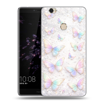 Силиконовый чехол на Huawei Honor Note 8 с принтом женский