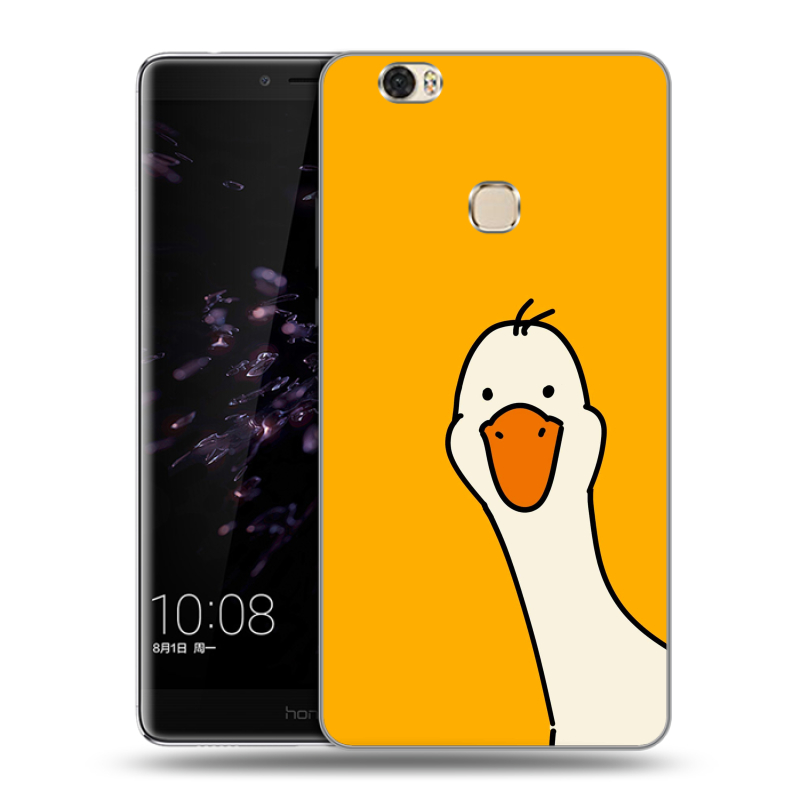 Силиконовый чехол на Huawei Honor Note 8 с принтом Утка Силиконовый чехол на Huawei Honor Note 8 с принтом Утка