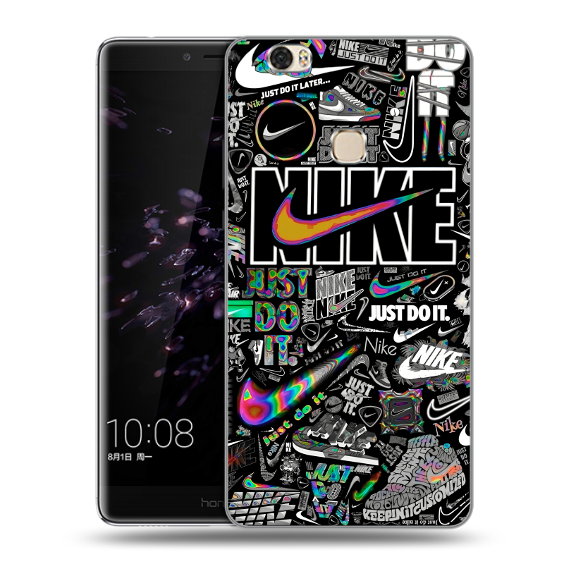 Силиконовый чехол на Huawei Honor Note 8 с принтом Найк Силиконовый чехол на Huawei Honor Note 8 с принтом Найк
