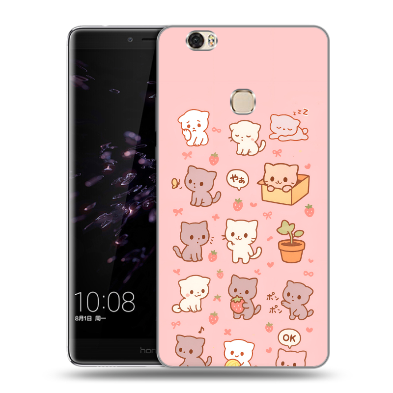 Силиконовый чехол на Huawei Honor Note 8 с принтом Hello Kitty Хелоу Кити Силиконовый чехол на Huawei Honor Note 8 с принтом Hello Kitty Хелоу Кити