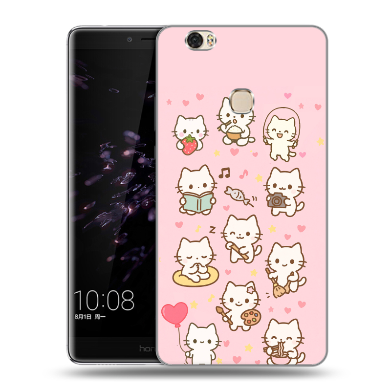 Силиконовый чехол на Huawei Honor Note 8 с принтом Hello Kitty Хелоу Кити Силиконовый чехол на Huawei Honor Note 8 с принтом Hello Kitty Хелоу Кити