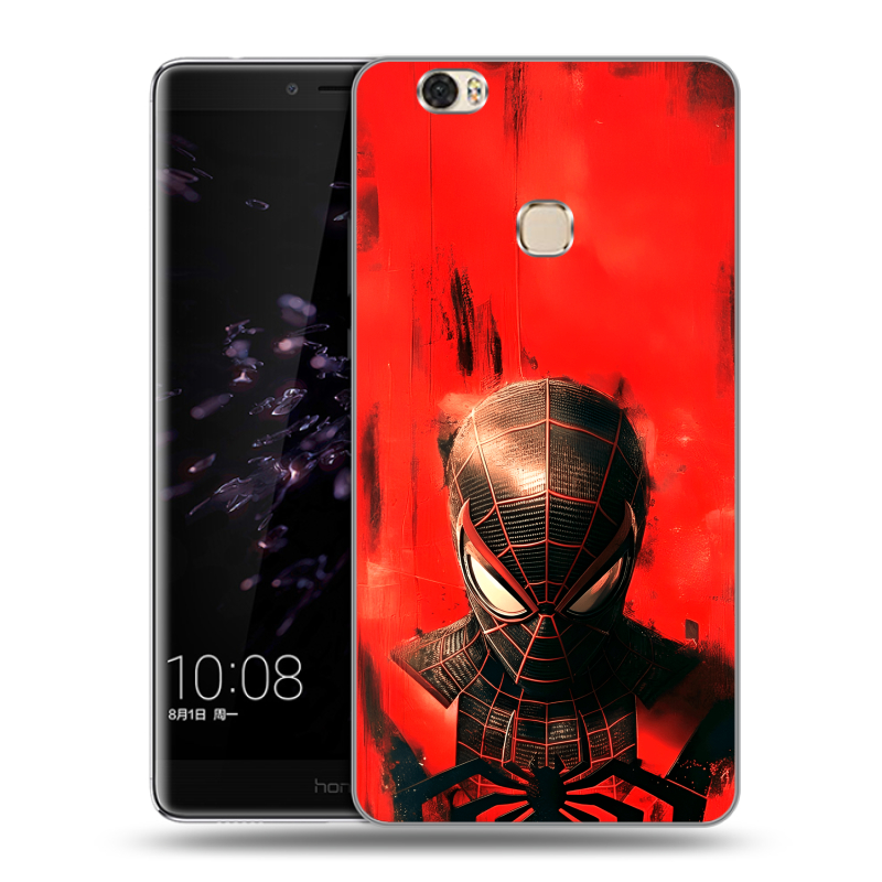 Силиконовый чехол на Huawei Honor Note 8 с принтом человек паук spiderman Силиконовый чехол на Huawei Honor Note 8 с принтом человек паук spiderman