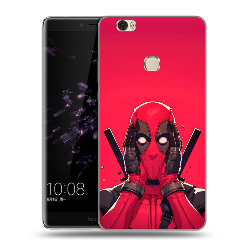 Силиконовый чехол на Huawei Honor Note 8 с принтом Дедпул Deadpool Силиконовый чехол на Huawei Honor Note 8 с принтом Дедпул Deadpool