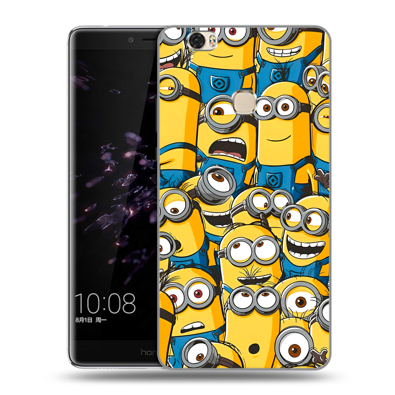 Силиконовый чехол на Huawei Honor Note 8 с принтом Миньоны Силиконовый чехол на Huawei Honor Note 8 с принтом Миньоны