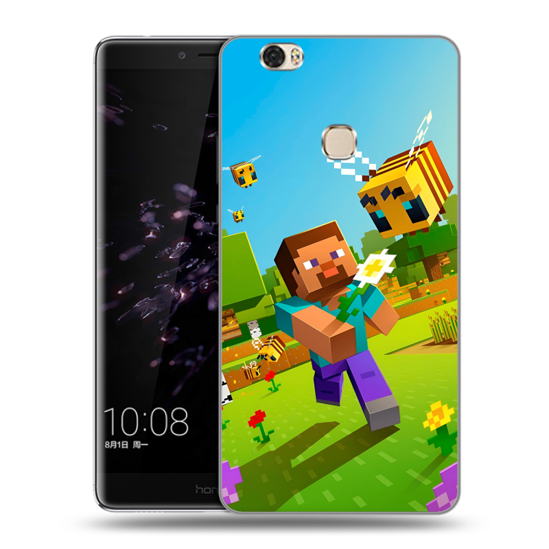 Силиконовый чехол на Huawei Honor Note 8 с принтом Майнкрафт Minecraft Силиконовый чехол на Huawei Honor Note 8 с принтом Майнкрафт Minecraft