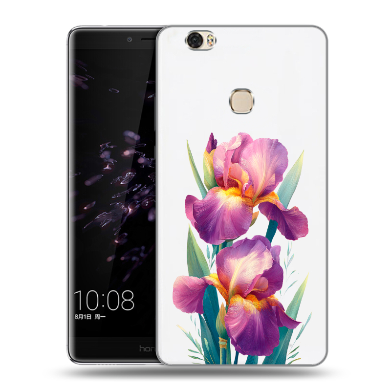 Силиконовый чехол на Huawei Honor Note 8 с принтом Цветы орхидеи Силиконовый чехол на Huawei Honor Note 8 с принтом Цветы орхидеи