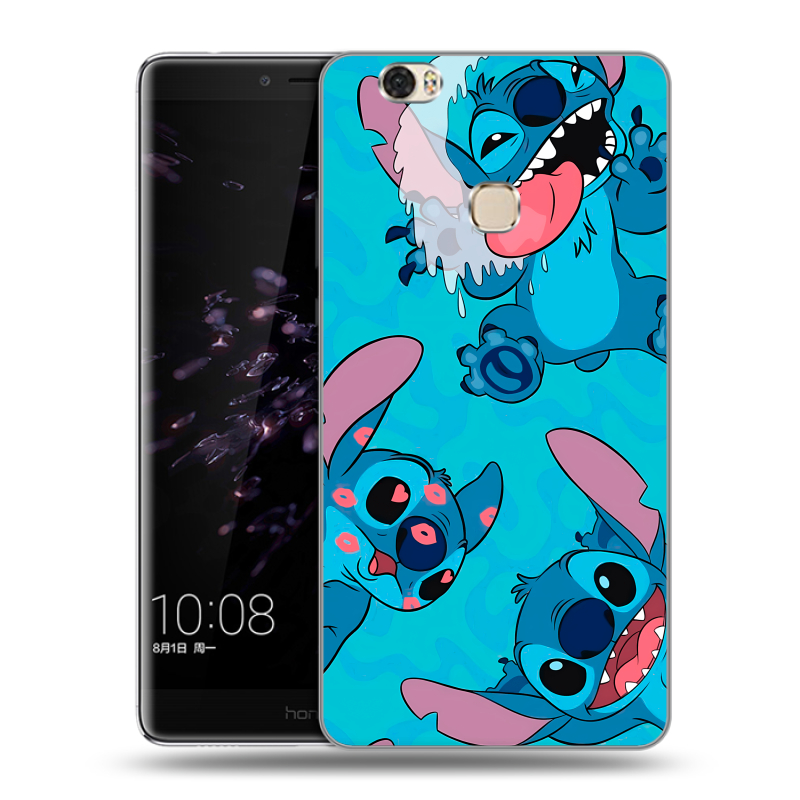 Силиконовый чехол на Huawei Honor Note 8 с принтом Лило и Стич Силиконовый чехол на Huawei Honor Note 8 с принтом Лило и Стич