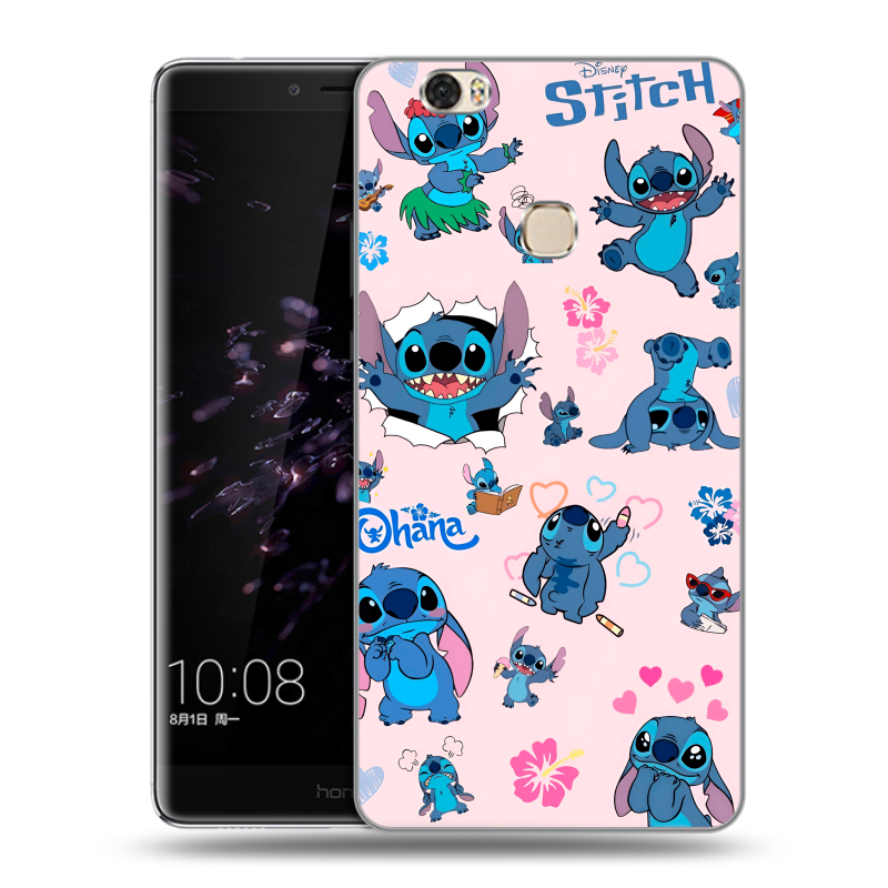 Силиконовый чехол на Huawei Honor Note 8 с принтом Лило и Стич Силиконовый чехол на Huawei Honor Note 8 с принтом Лило и Стич