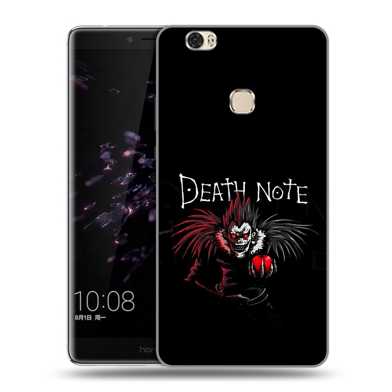 Силиконовый чехол на Huawei Honor Note 8 с принтом Death note Тетрадь смерти Силиконовый чехол на Huawei Honor Note 8 с принтом Death note Тетрадь смерти
