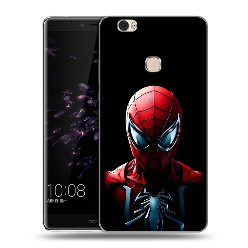 Силиконовый чехол на Huawei Honor Note 8 с принтом Spiderman Человек паук Силиконовый чехол на Huawei Honor Note 8 с принтом Spiderman Человек паук
