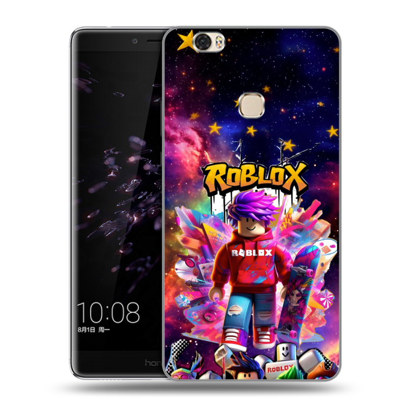 Силиконовый чехол на Huawei Honor Note 8 с принтом Roblox Роблокс Силиконовый чехол на Huawei Honor Note 8 с принтом Roblox Роблокс