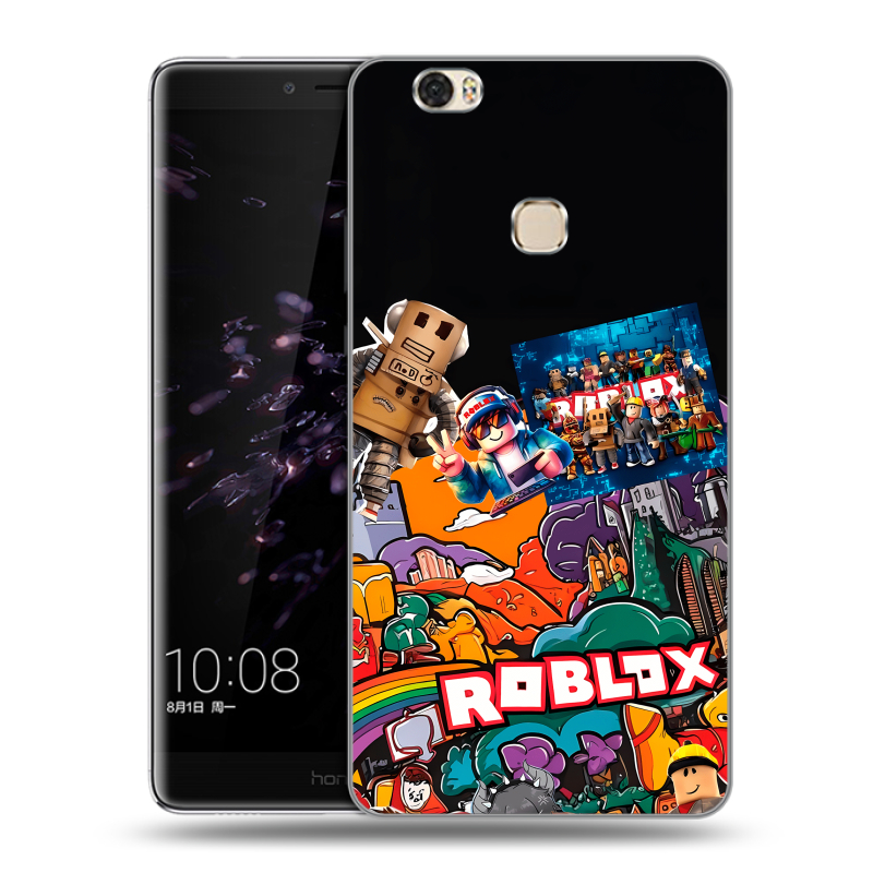 Силиконовый чехол на Huawei Honor Note 8 с принтом Roblox Роблокс Силиконовый чехол на Huawei Honor Note 8 с принтом Roblox Роблокс