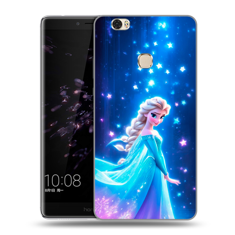 Силиконовый чехол на Huawei Honor Note 8 с принтом Холодное сердце Frozen Силиконовый чехол на Huawei Honor Note 8 с принтом Холодное сердце Frozen