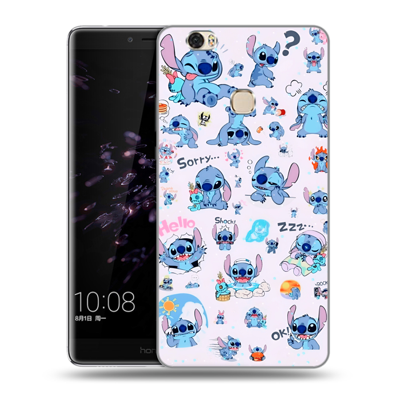 Силиконовый чехол на Huawei Honor Note 8 с принтом Лило и Стич Силиконовый чехол на Huawei Honor Note 8 с принтом Лило и Стич