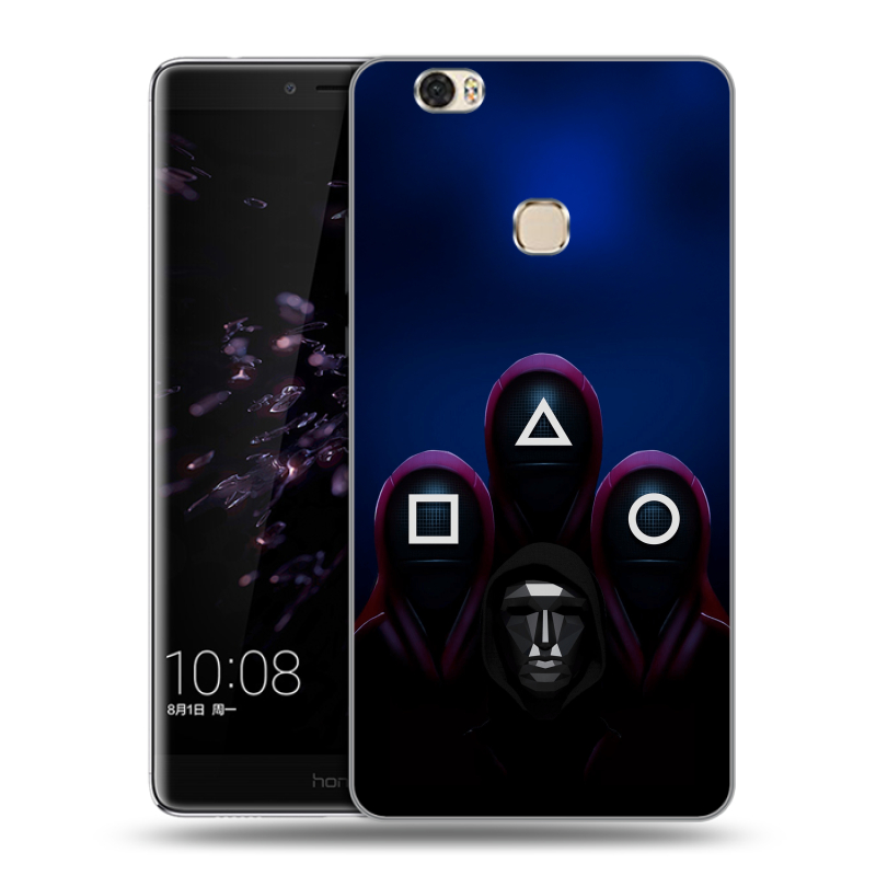Силиконовый чехол на Huawei Honor Note 8 с принтом Игра Кальмара Силиконовый чехол на Huawei Honor Note 8 с принтом Игра Кальмара