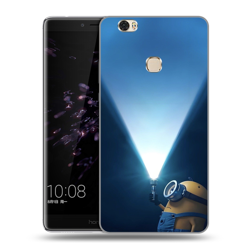 Силиконовый чехол на Huawei Honor Note 8 с принтом Миньоны Силиконовый чехол на Huawei Honor Note 8 с принтом Миньоны