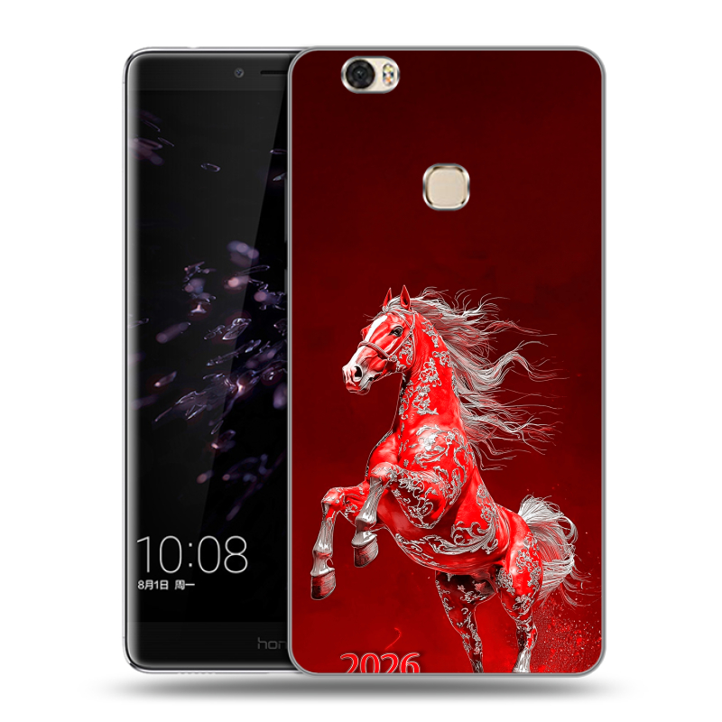 Силиконовый чехол на Huawei Honor Note 8 с принтом Новый год Силиконовый чехол на Huawei Honor Note 8 с принтом Новый год