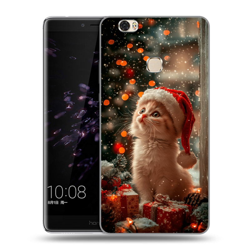 Силиконовый чехол на Huawei Honor Note 8 с принтом Новый год Силиконовый чехол на Huawei Honor Note 8 с принтом Новый год