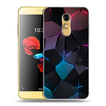 Силиконовый чехол на ZTE Blade A910 с принтом Геометрия неона Силиконовый чехол на ZTE Blade A910 с принтом Геометрия неона