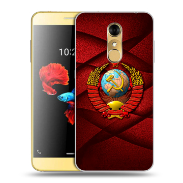 Силиконовый чехол на ZTE Blade A910 с принтом Герб СССР Силиконовый чехол на ZTE Blade A910 с принтом Герб СССР