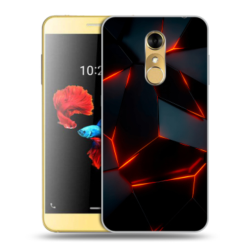 Силиконовый чехол на ZTE Blade A910 с принтом Яркие абстракции Силиконовый чехол на ZTE Blade A910 с принтом Яркие абстракции