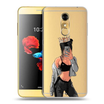 Силиконовый чехол на ZTE Blade A910 с принтом Женские принты Силиконовый чехол на ZTE Blade A910 с принтом Женские принты