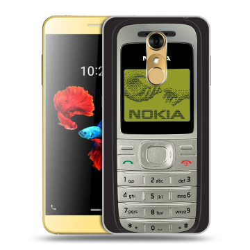 Силиконовый чехол на ZTE Blade A910 с принтом Ретро Нокия