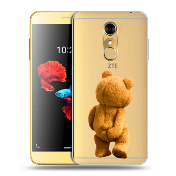 Силиконовый чехол на ZTE Blade A910 с принтом Медведь Силиконовый чехол на ZTE Blade A910 с принтом Медведь