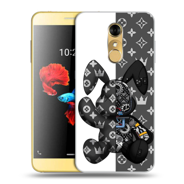 Силиконовый чехол на ZTE Blade A910 с принтом Луи робот Силиконовый чехол на ZTE Blade A910 с принтом Луи робот