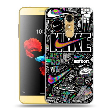 Силиконовый чехол на ZTE Blade A910 с принтом Найк Силиконовый чехол на ZTE Blade A910 с принтом Найк