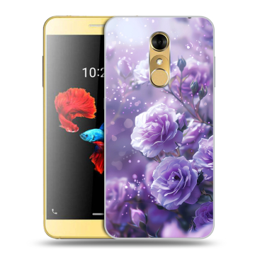 Силиконовый чехол на ZTE Blade A910 с принтом Розы цветы Силиконовый чехол на ZTE Blade A910 с принтом Розы цветы