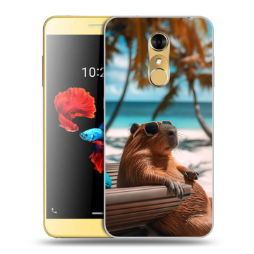 Силиконовый чехол на ZTE Blade A910 с принтом Капибара Силиконовый чехол на ZTE Blade A910 с принтом Капибара