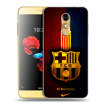Силиконовый чехол на ZTE Blade A910 с принтом Барселона Barcelona