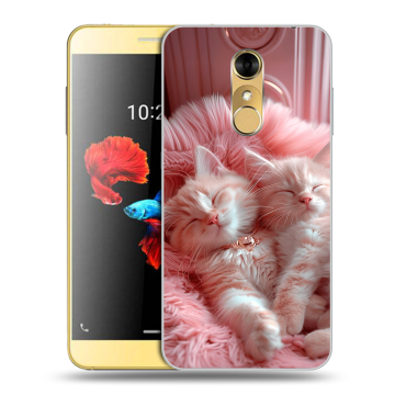 Силиконовый чехол на ZTE Blade A910 с принтом котята котики Силиконовый чехол на ZTE Blade A910 с принтом котята котики