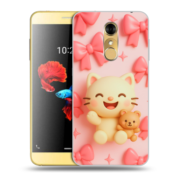 Силиконовый чехол на ZTE Blade A910 с принтом для девочек