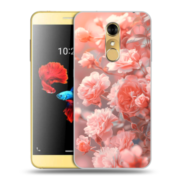 Силиконовый чехол на ZTE Blade A910 с принтом Розы цветы Силиконовый чехол на ZTE Blade A910 с принтом Розы цветы