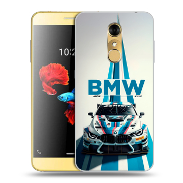 Силиконовый чехол на ZTE Blade A910 с принтом БМВ BMW