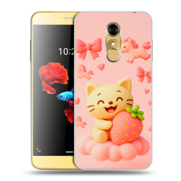 Силиконовый чехол на ZTE Blade A910 с принтом для девочек
