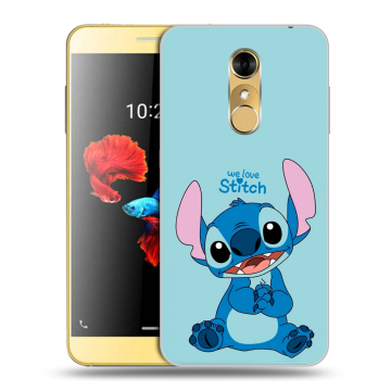 Силиконовый чехол на ZTE Blade A910 с принтом Лило и Стич