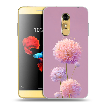Силиконовый чехол на ZTE Blade A910 с принтом Цветы Силиконовый чехол на ZTE Blade A910 с принтом Цветы
