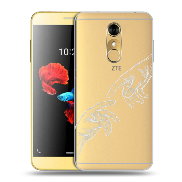 Силиконовый чехол на ZTE Blade A910 с принтом Сотворение мира Силиконовый чехол на ZTE Blade A910 с принтом Сотворение мира