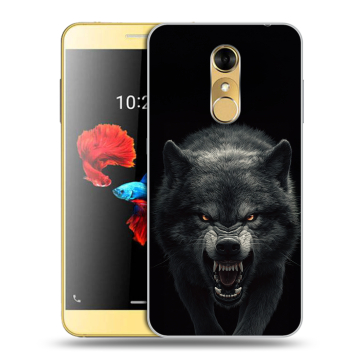 Силиконовый чехол на ZTE Blade A910 с принтом Волк Силиконовый чехол на ZTE Blade A910 с принтом Волк