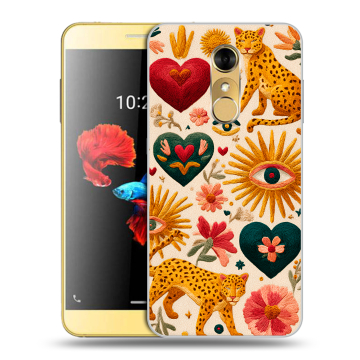 Силиконовый чехол на ZTE Blade A910 с принтом Модный принт Силиконовый чехол на ZTE Blade A910 с принтом Модный принт