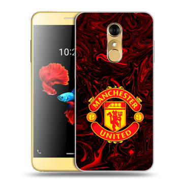 Силиконовый чехол на ZTE Blade A910 с принтом Manchester United Силиконовый чехол на ZTE Blade A910 с принтом Manchester United